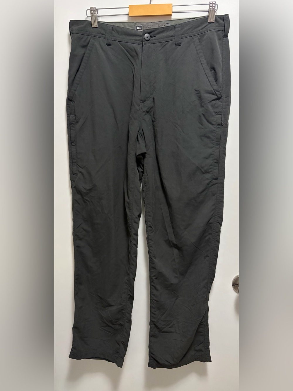 REI Mens Hiking Pants in Gray Size 34x32 UPF 50+